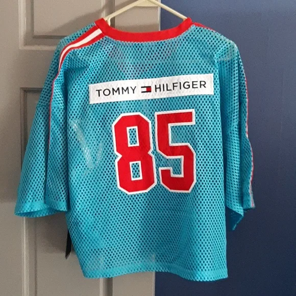 Tommy hilfiger super bowl mesh crop jersey - Picture 2 of 3